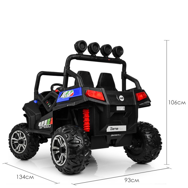 Дитячий двомісний електромобіль 4×4 Buggy (Баггі) M 3454(2)EBLR-4 синій