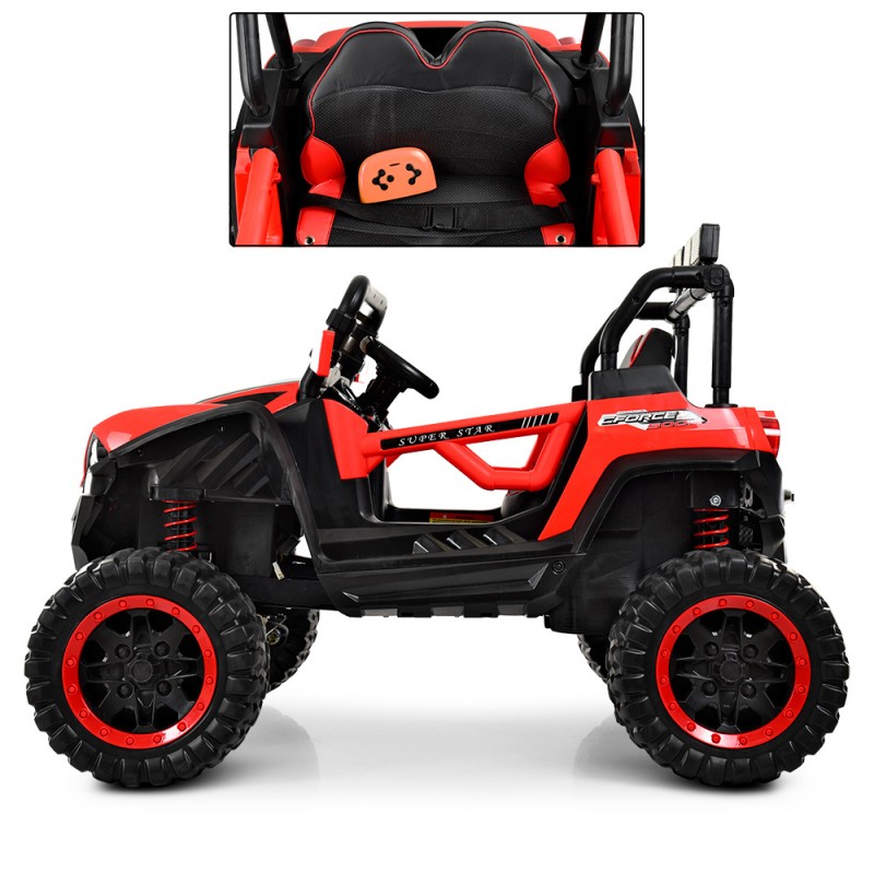 Дитячий 4-х моторний електромобіль позашляховик Buggy (Баггі) M 3804EBLR-3 червоний