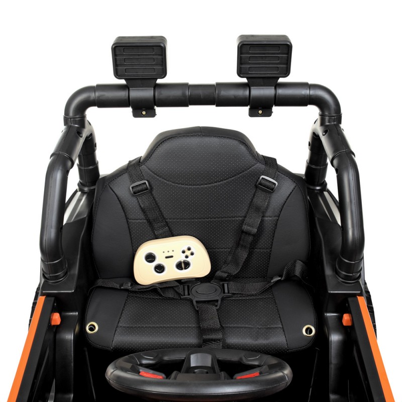 Дитячий електромобіль Джип Bambi Racer M 4198EBLR-7 помаранчевий