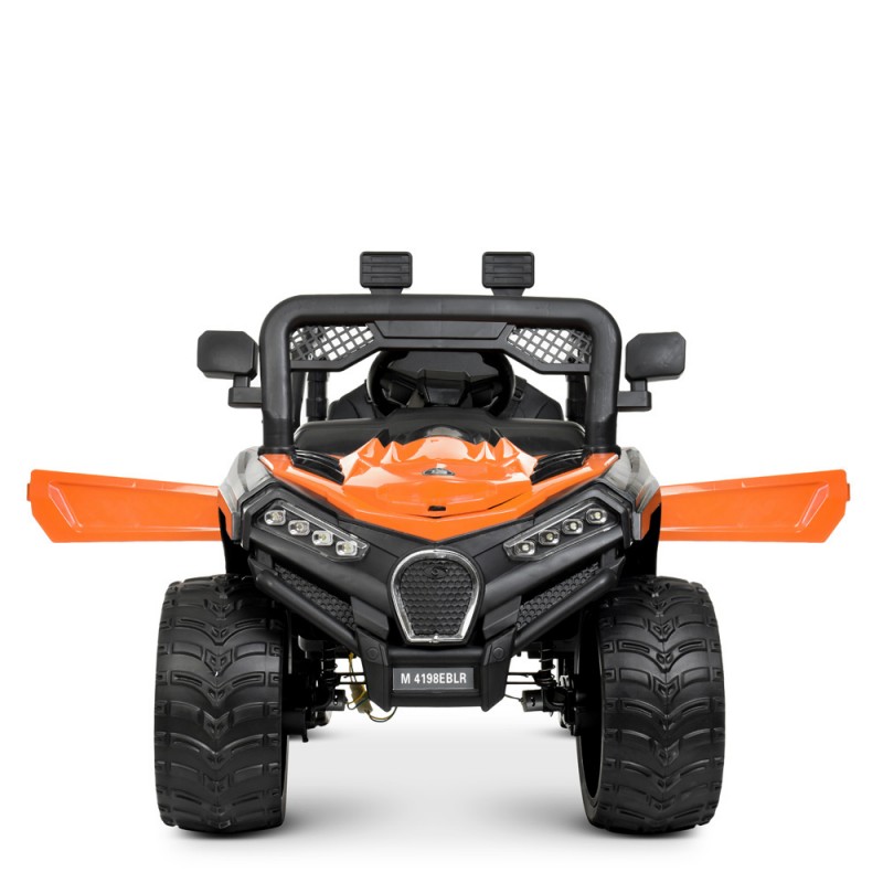 Дитячий електромобіль Джип Bambi Racer M 4198EBLR-7 помаранчевий
