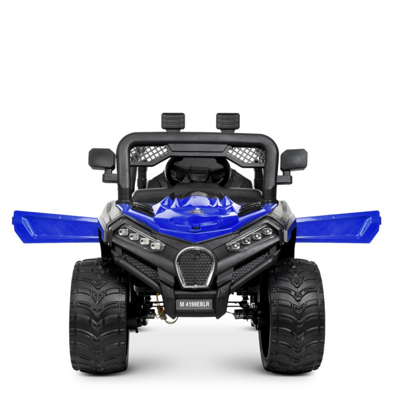 Дитячий електромобіль Джип Bambi Racer M 4198EBLR-4 синій