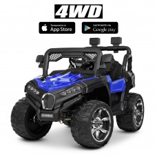 Дитячий електромобіль Джип Bambi Racer M 4198EBLR-4 синій