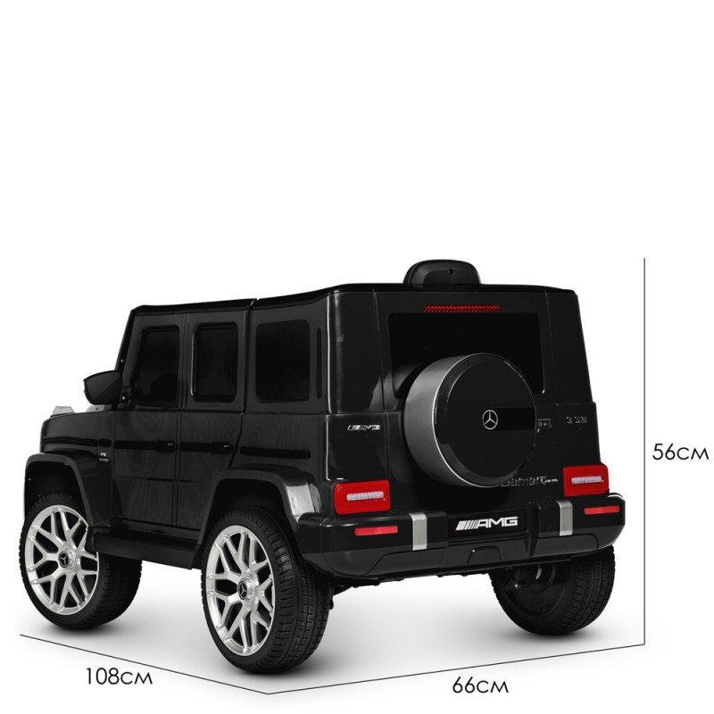 Дитячий електромобіль Джип Mercedes-AMG G65 M 4214EBLRS-2 чорний фарба