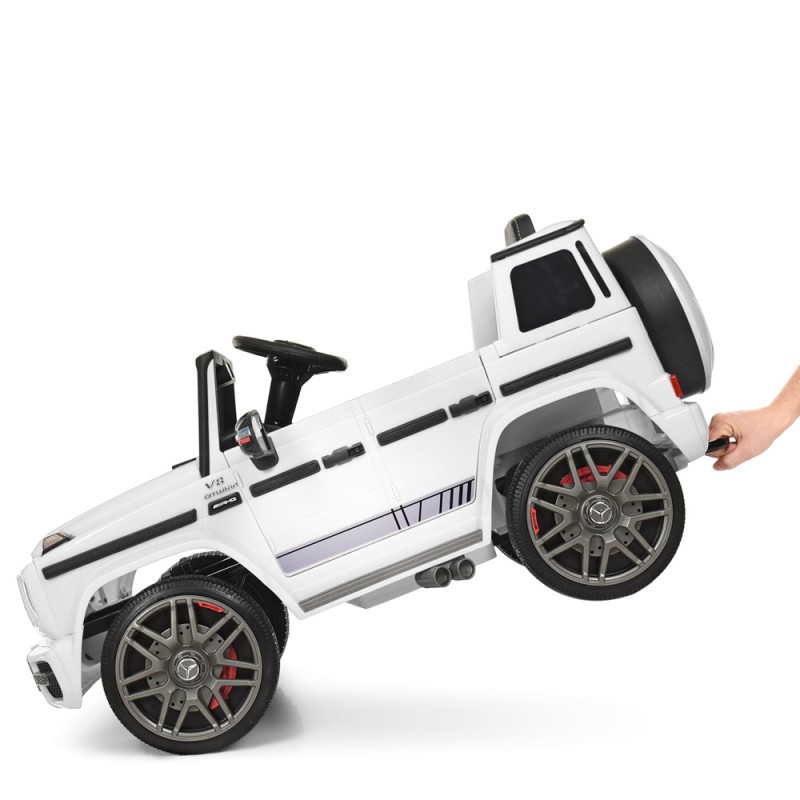 Дитячий електромобіль джип Mercedes AMG (Мерседес) BAMBI M 4179EBLR-1 білий