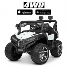 Дитячий електромобіль Джип Bambi Racer M 4198EBLR-1 білий