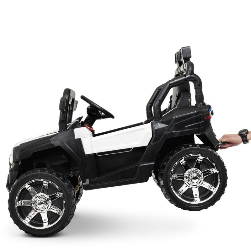 Дитячий електромобіль Джип Bambi Racer M 4198EBLR-1 білий