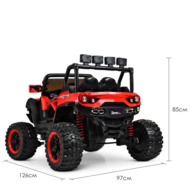 Дитячий 4-х моторний електромобіль позашляховик Buggy (Баггі) M 3804EBLR-3 червоний