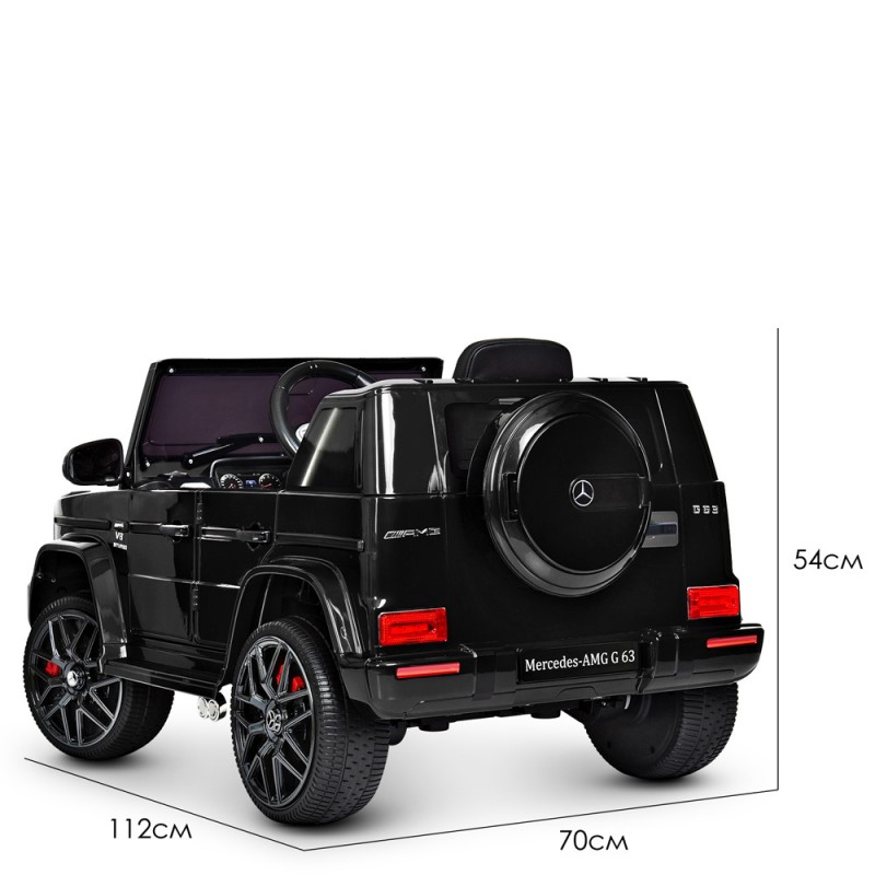 Дитячий електромобіль джип Mercedes M 4280EBLRS-2 чорний
