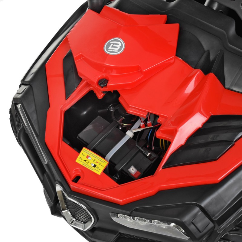 Дитячий електромобіль Джип Bambi Racer M 4198EBLR-3 червоний