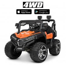 Дитячий електромобіль Джип Bambi Racer M 4198EBLR-7 помаранчевий