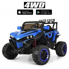 Дитячий 4-х моторний електромобіль позашляховик Buggy (Баггі) M 3804EBLR-4 синій