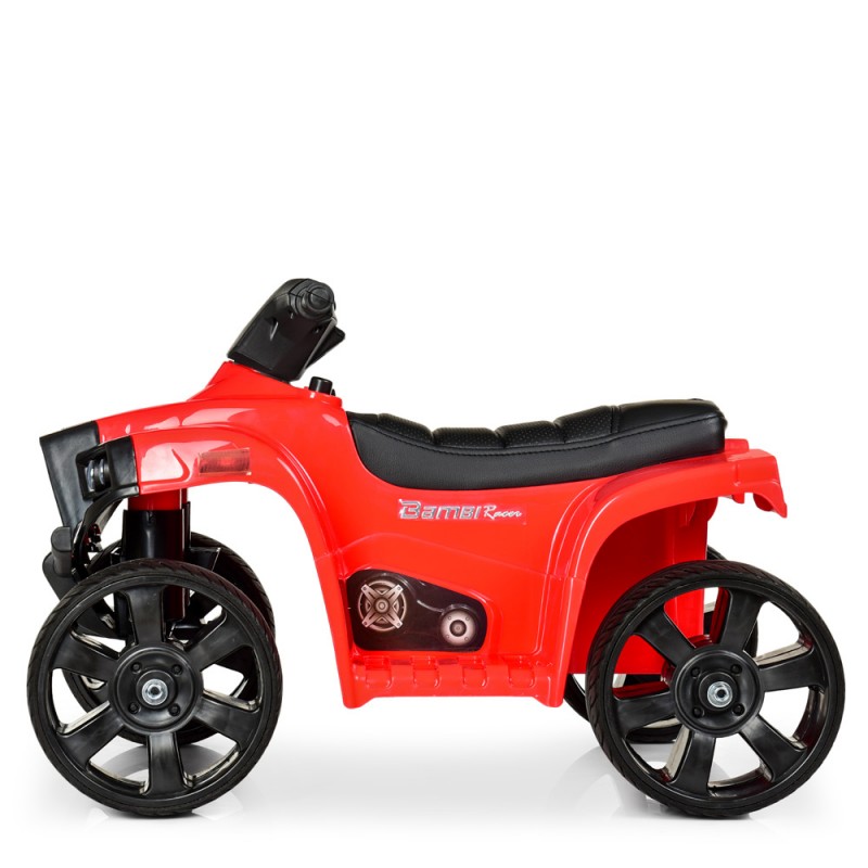 Дитячий електричний квадроцикл для дітей до 4 років Bambi M 3893EL-3 червоний