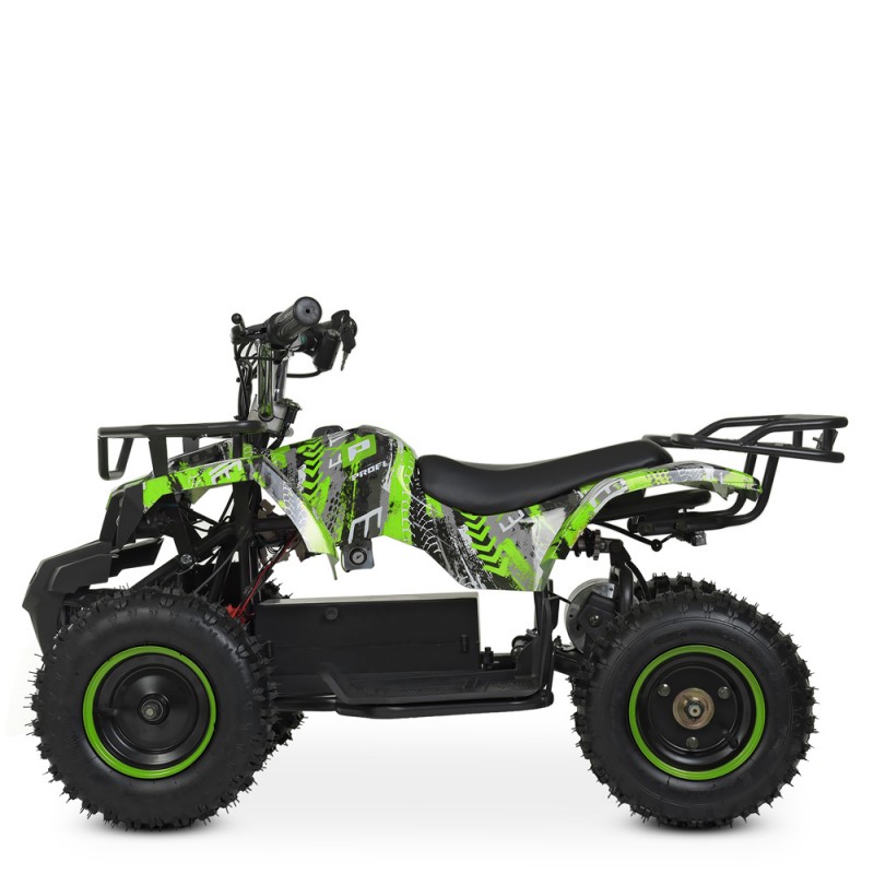 Электроквадроцикл детский 800W, скорость до 22 км/ч, HB-ATV800AS-5 зеленый
