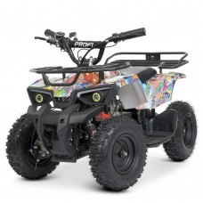 Электроквадроцикл детский 800W, скорость до 22 км/ч, HB-ATV800AS-BR графити