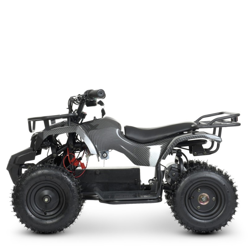 Электроквадроцикл детский 800W, скорость до 22 км/ч, HB-ATV800AS-19 карбон