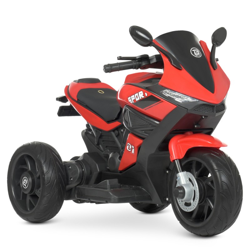 Дитячий триколісний електромотоцикл Bambi Racer M 4454EL-3 червоний