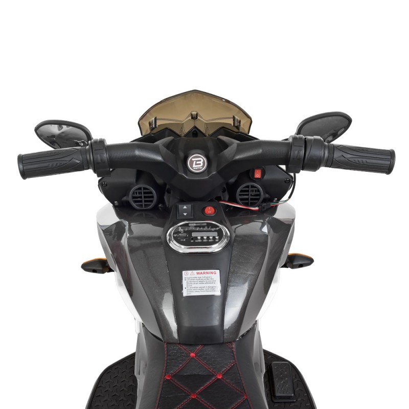 Детский трехколесный мотоцикл на аккумуляторе Bambi M 4274EL-1 белый