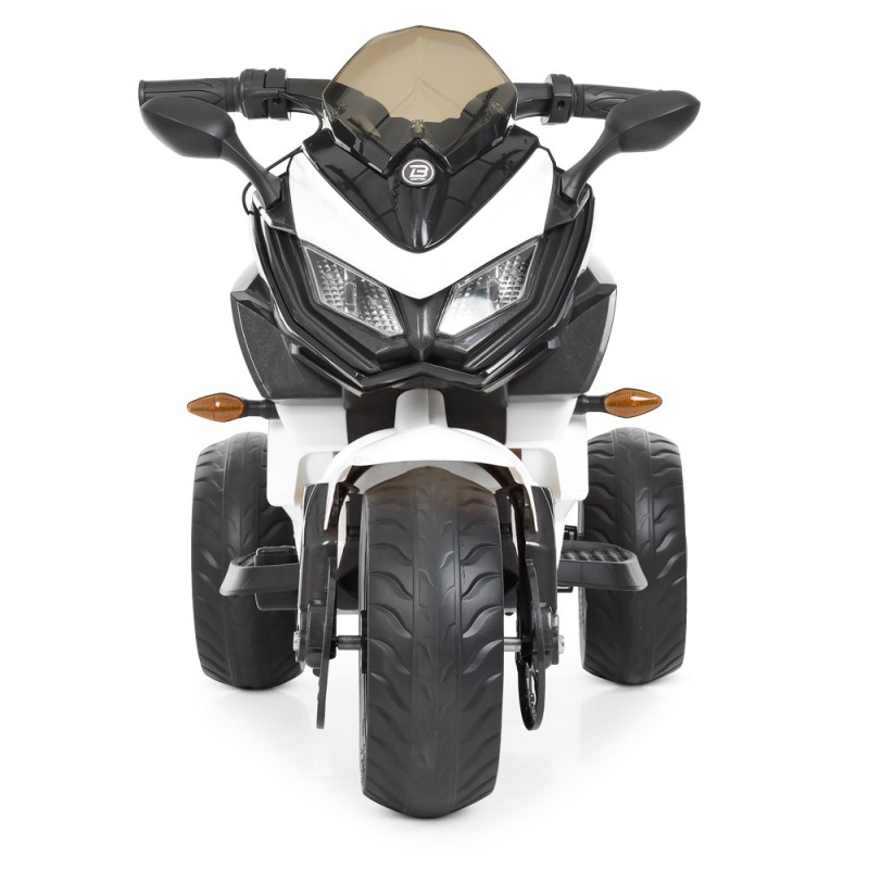 Детский трехколесный мотоцикл на аккумуляторе Bambi M 4274EL-1 белый