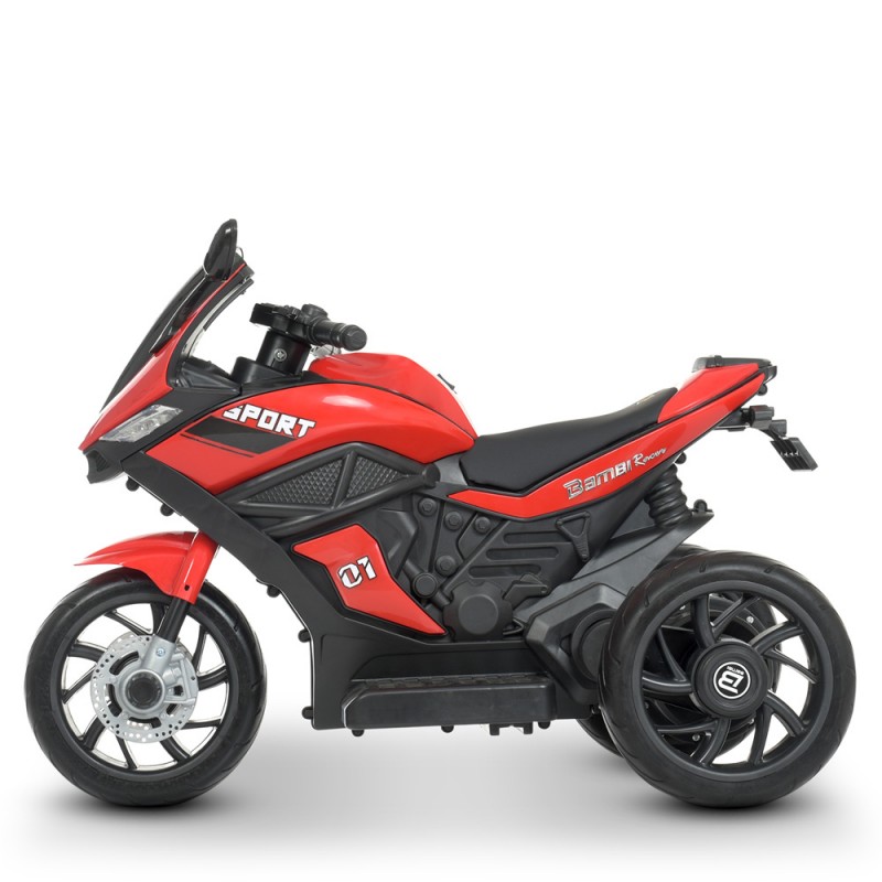 Дитячий триколісний електромотоцикл Bambi Racer M 4454EL-3 червоний
