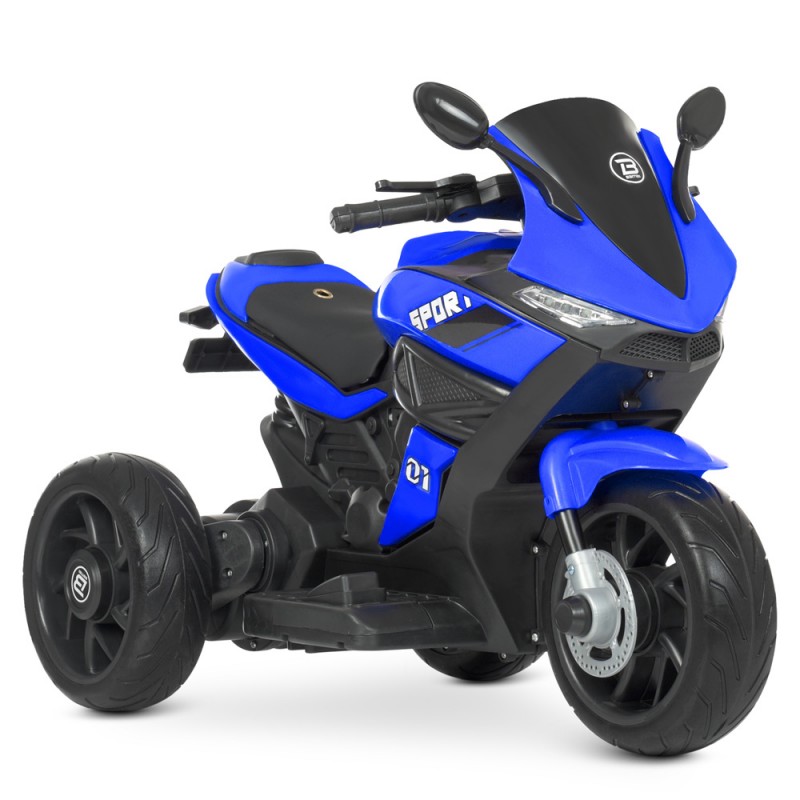 Дитячий триколісний електромотоцикл Bambi Racer M 4454EL-4 синій