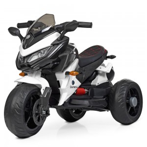 Дитячий триколісний мотоцикл на акумуляторі Bambi M 4274EL-1 білий