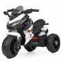 Детский трехколесный мотоцикл на аккумуляторе Bambi M 4274EL-1 белый