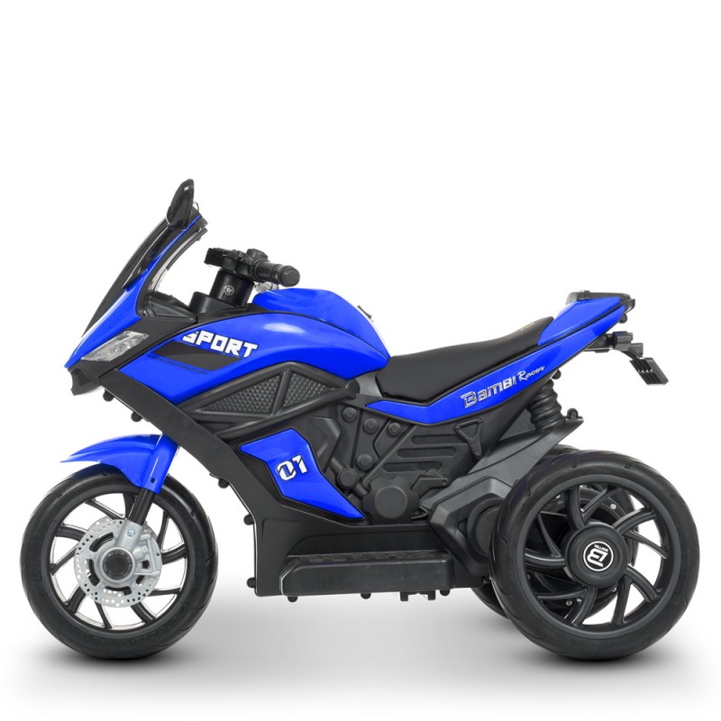 Дитячий триколісний електромотоцикл Bambi Racer M 4454EL-4 синій