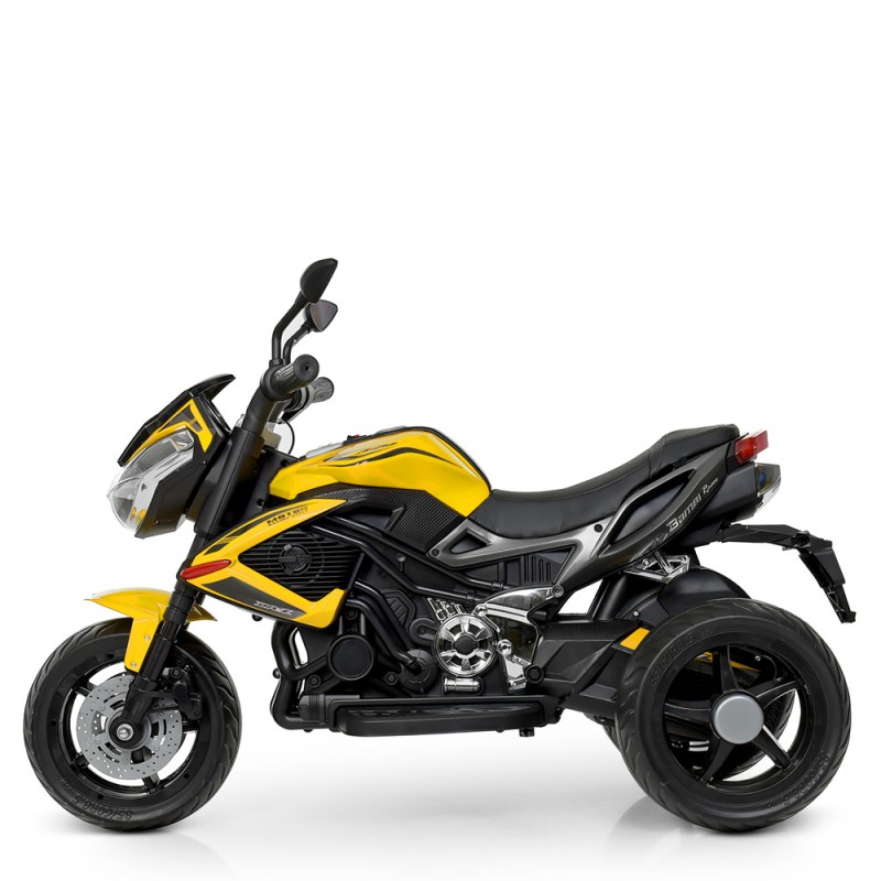 Дитячий триколісний мотоцикл Bambi M 4152EL-6 жовтий
