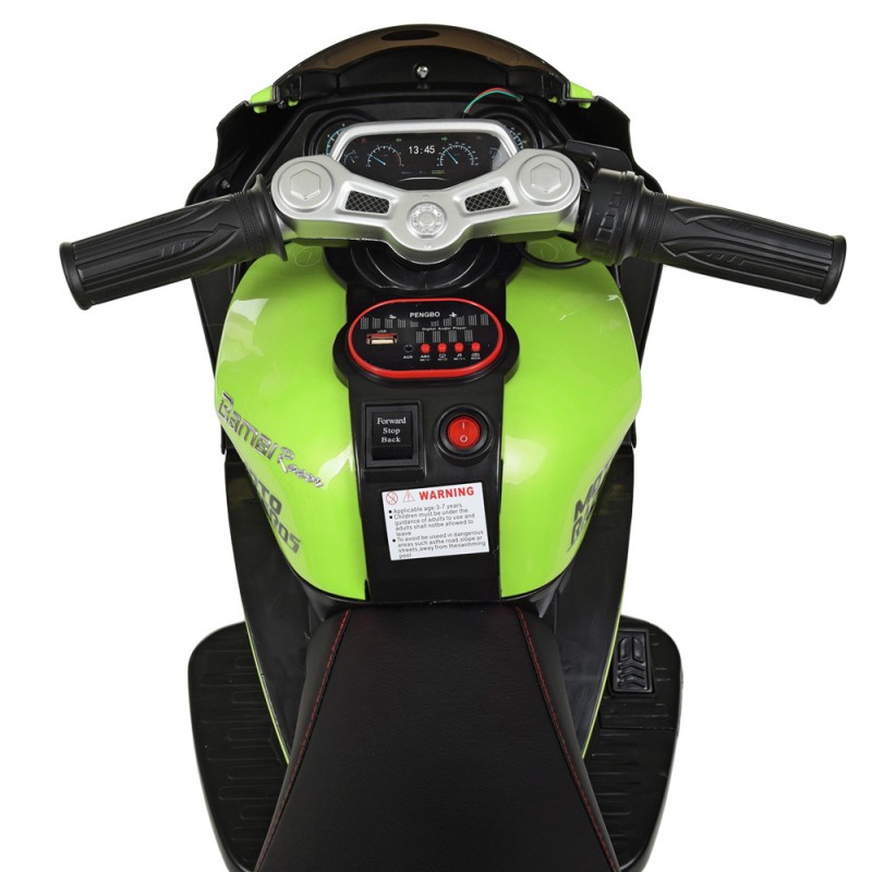 Детский трехколесный мотоцикл Yamaha Bambi M 4135L-5 зеленый