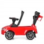 Каталка-толокар с магнитолой MP3 и родительской ручкой Bambi M 3503A(MP3)-3 красный