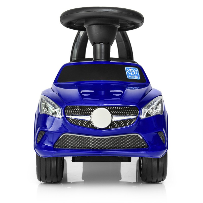 Каталка-толокар Mercedes с резиновыми колесами Bambi M 3147C-4 синего цвета