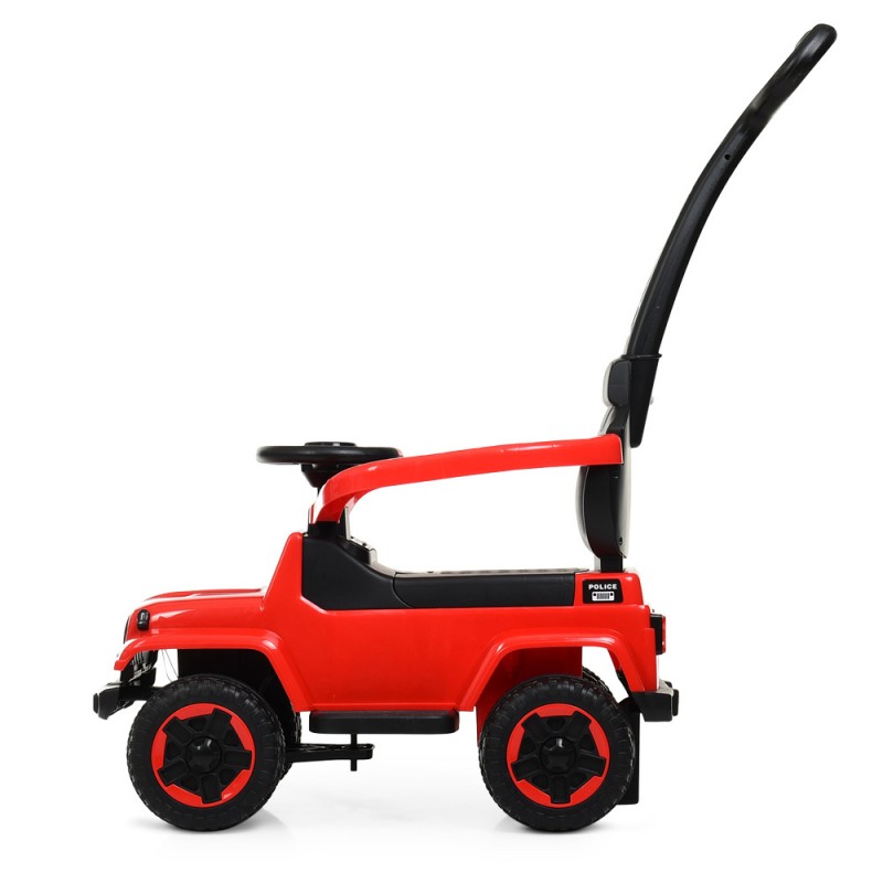 Каталка-толокар з батьківською ручкою BAMBI M 4288-3 червоний