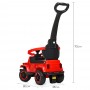 Каталка-толокар з батьківською ручкою BAMBI M 4288-3 червоний