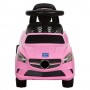 Каталка-толокар Mercedes з гумовими колесами Bambi M 3147C-8 рожевого кольору