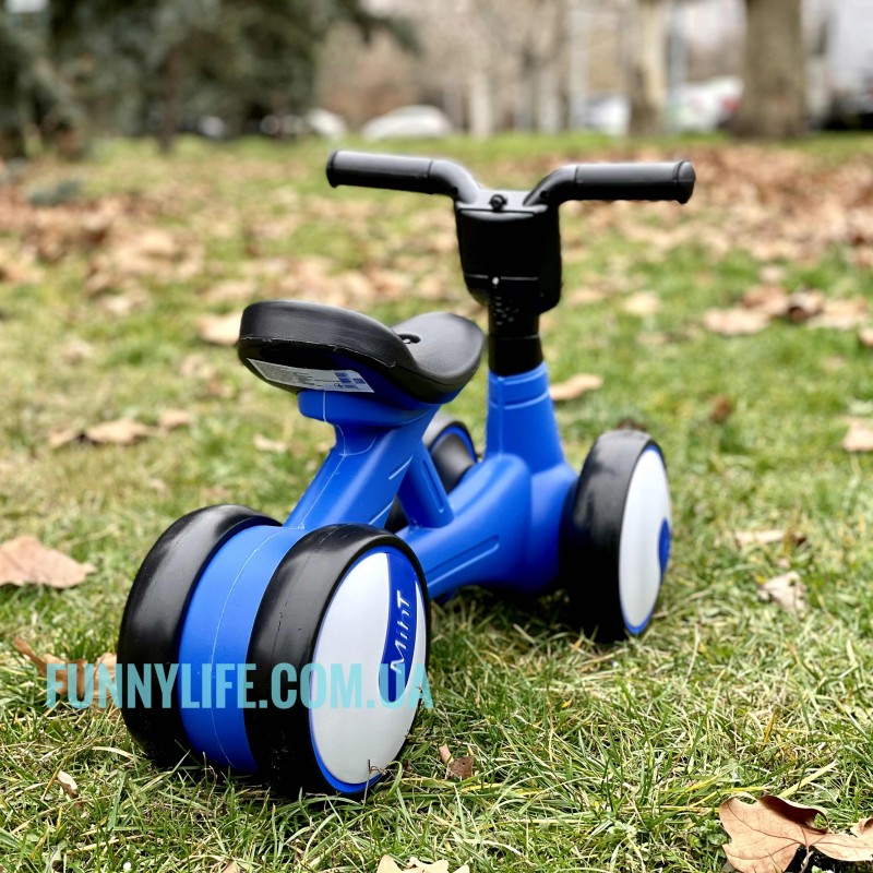 Дитячий біговел - толокар Bambi Mini Мотоцикл M 4086-4 синій