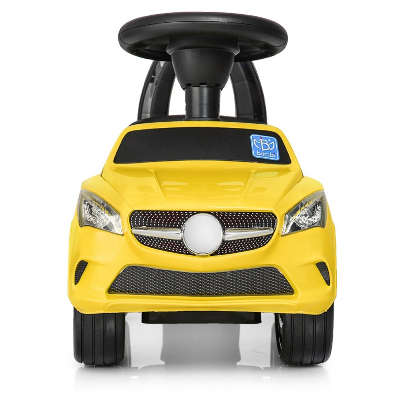 Каталка-толокар Mercedes із гумовими колесами Bambi M 3147C-6 жовтого кольору