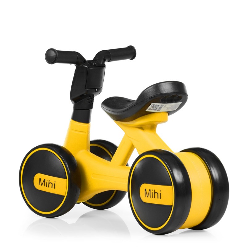Детский беговел - толокар Bambi Mini Мотоцикл M 4086-6 желтый