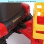 Дитячий електромобіль трактор із причепом BAMBI M 4479EBLR-3 червоний