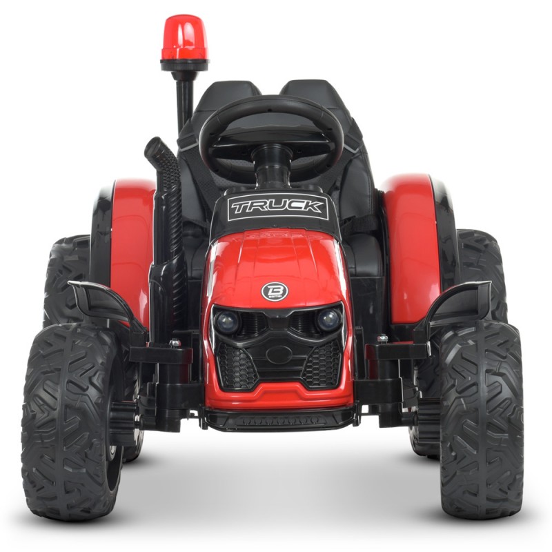 Дитячий електромобіль трактор з причепом Bambi Racer M 4573EBLR-3 червоний