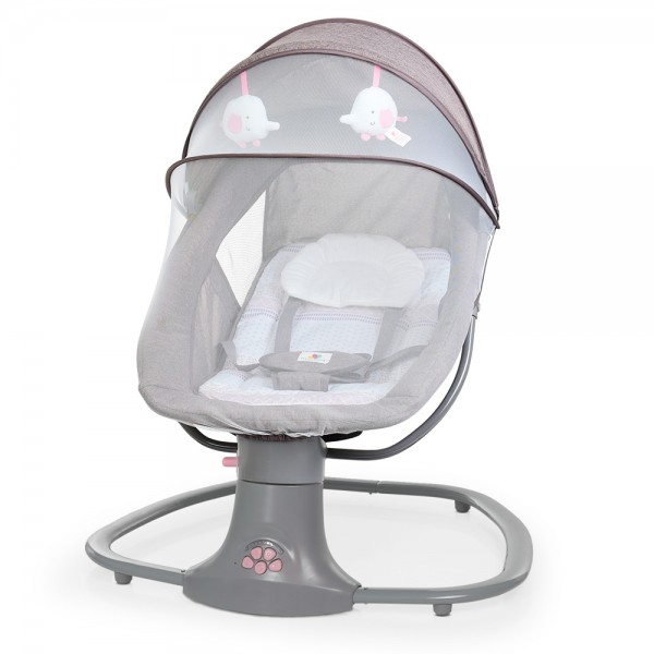 Детский укачивающий центр для младенцев Mastela deluxe 8106 бежево-розовый