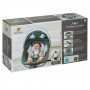 Детский укачивающий центр для младенцев Mastela deluxe 8105 темно-серый с мятным