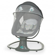 Детский укачивающий центр для младенцев Mastela deluxe 8105 темно-серый с мятным