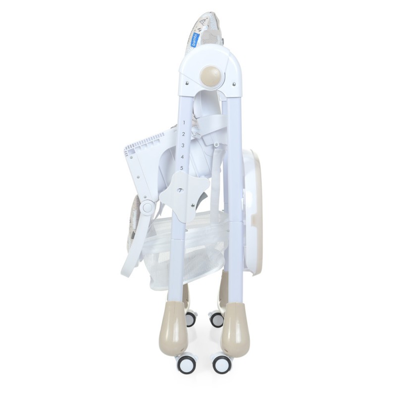 Стульчик для кормления на колесах BAMBI M 3233 Mommy Bear Beige бежевый