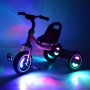 Трехколесный велосипед с музыкой и подсветкой колес, для мальчика, Turbotrike M 3650-4 голубой